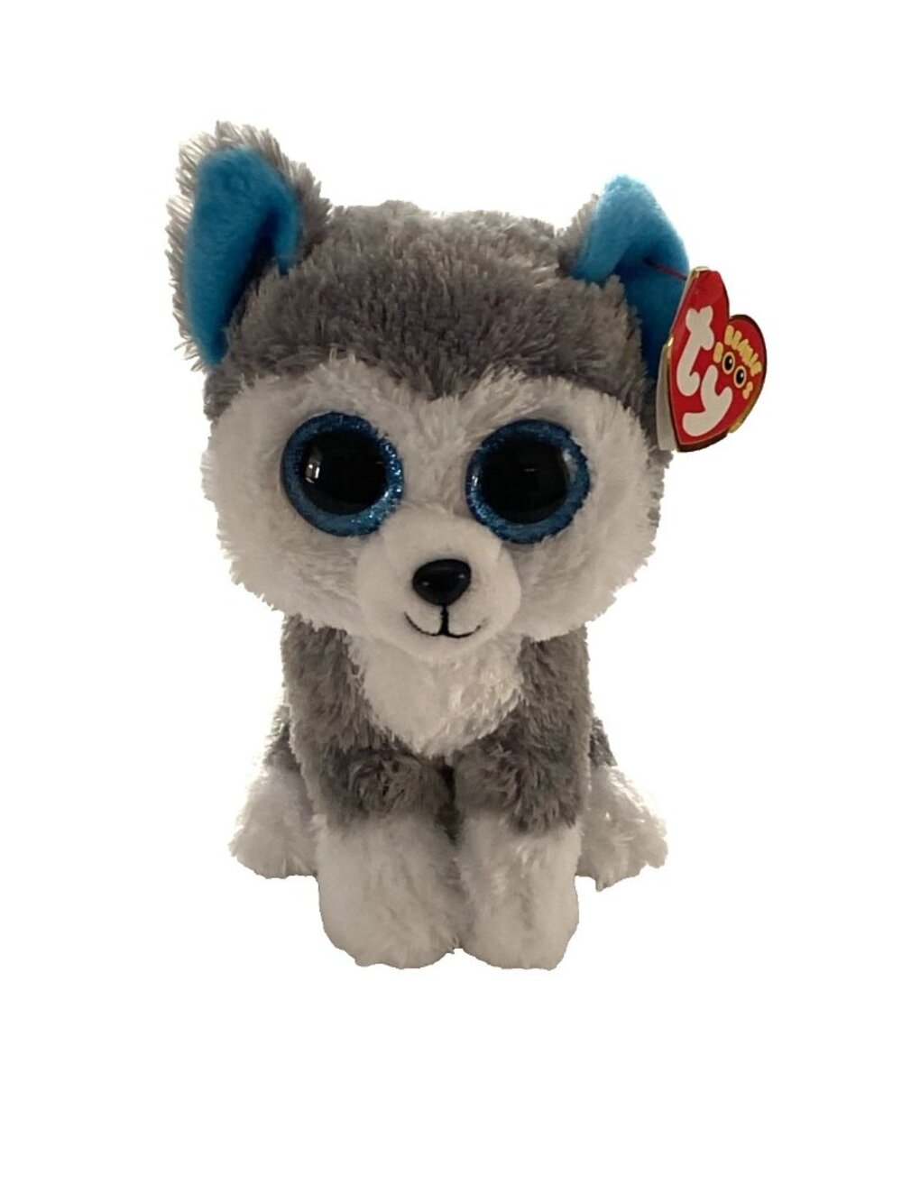 TY Beanie Boos SLUSH the Husky (Glitter Eyes) (6 inch)  Stuffed Toy With Tags